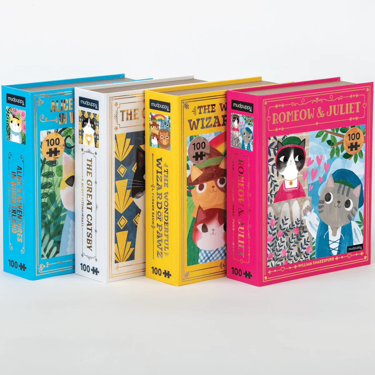 Alice's Adventures in Whiskerland Bookish Cats 100 Piece Puzzle - Image 3