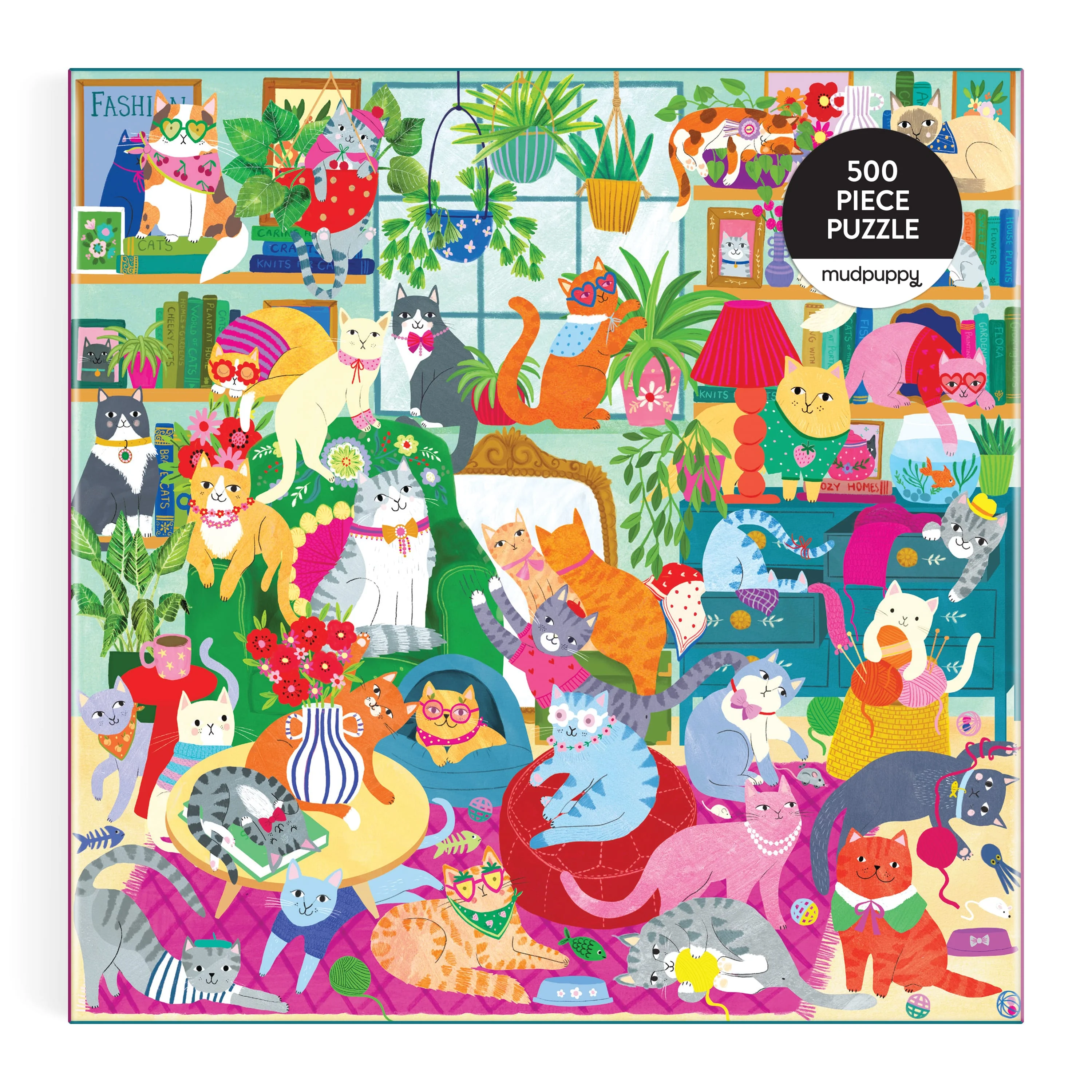 Caturday Afternoon 500 Piece Family Puzzle - Image 2