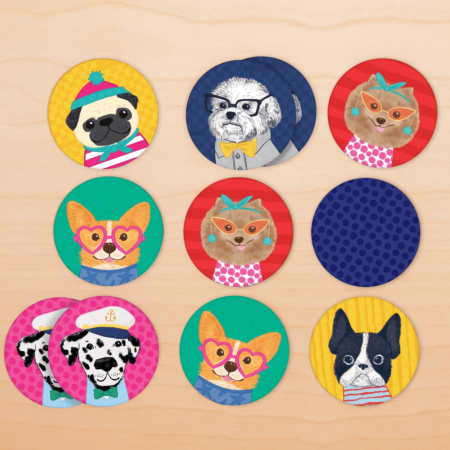 Dog Portraits Mini Memory Match - Image 3
