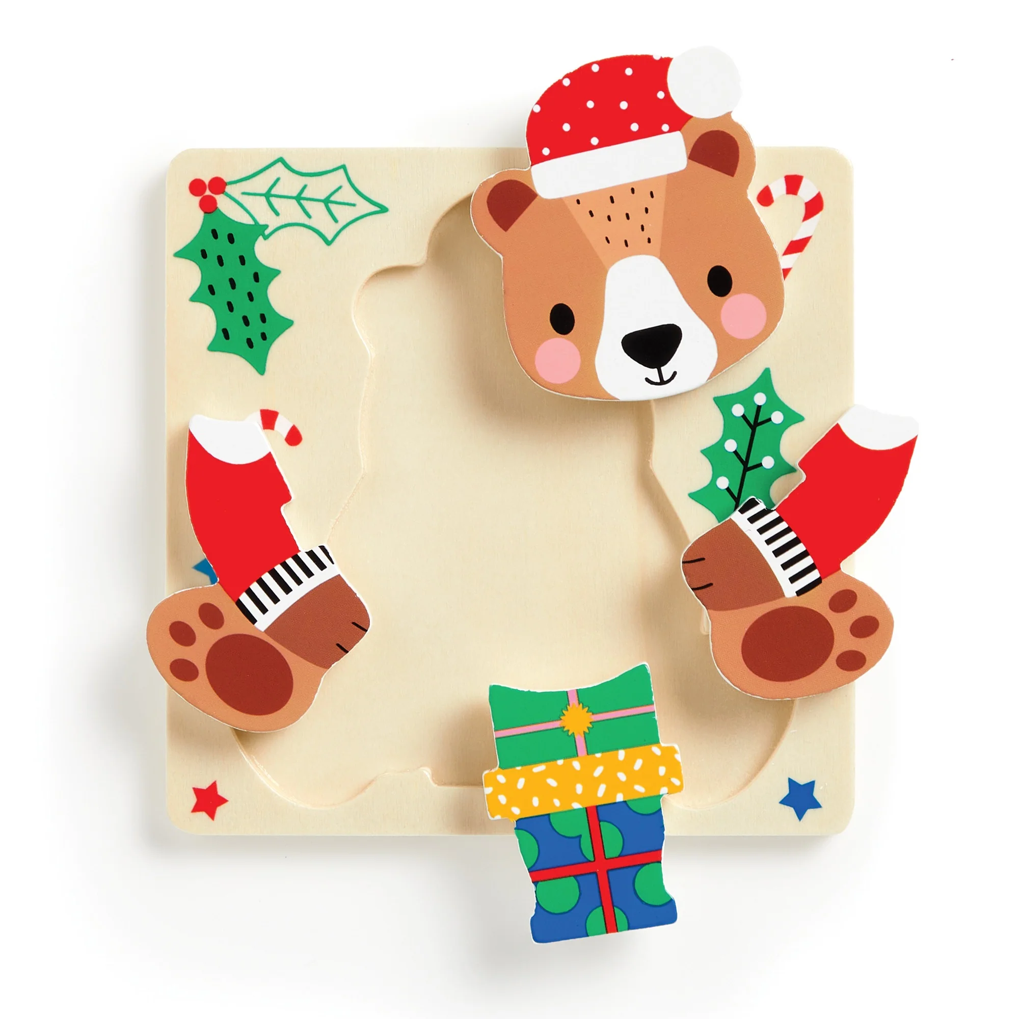 Festive Friends Set of 4 Wood Puzzles - Image 4