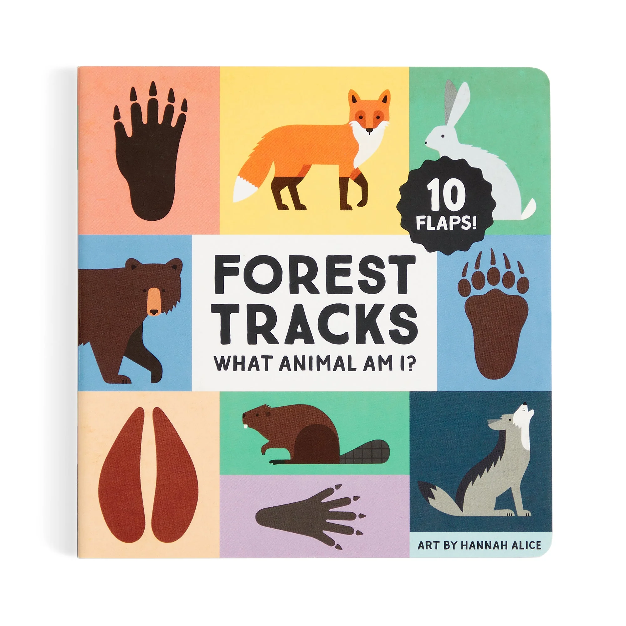 Forest Tracks: What Animal Am I? Lift-the-Flap Board Book - Image 2