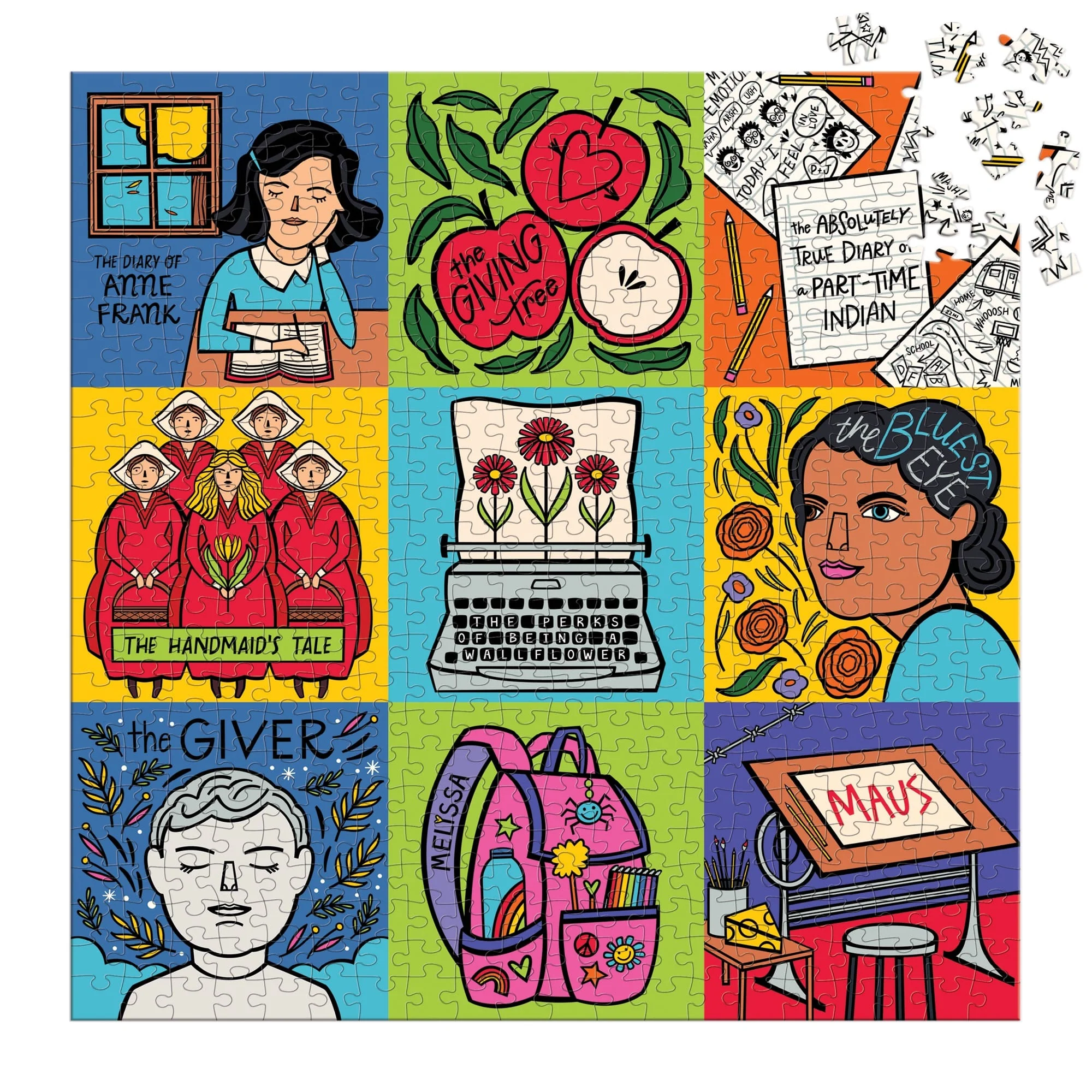 I Read Banned Books 500 Piece Family Puzzle - Image 4