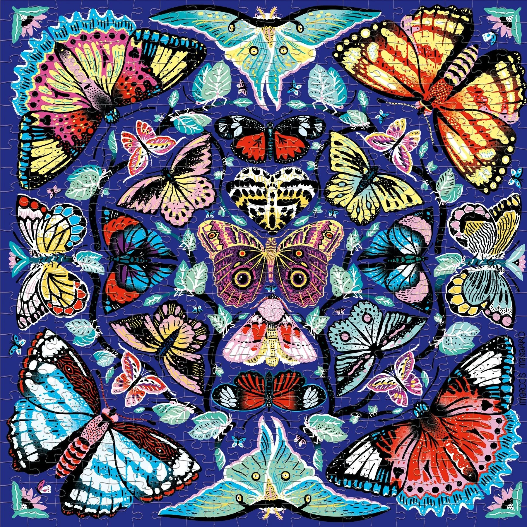 Kaleido-Butterflies 500 Piece Family Puzzle - Image 3