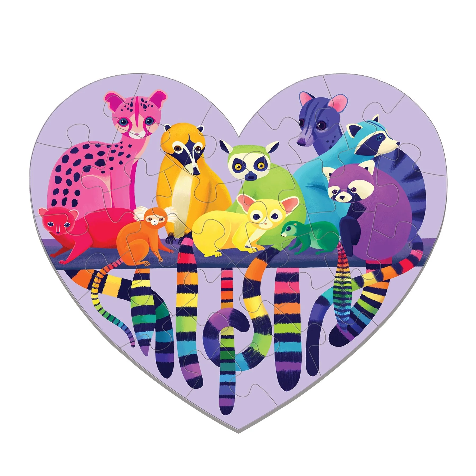 Love in the Wild 24 Piece Shaped Mini Puzzle - Image 2