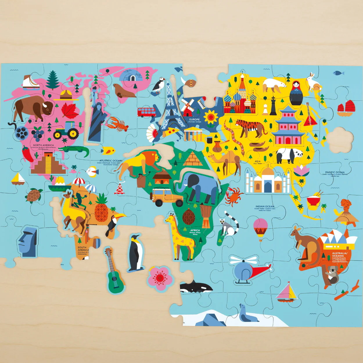 Map of the World Geography Puzzle - Image 4