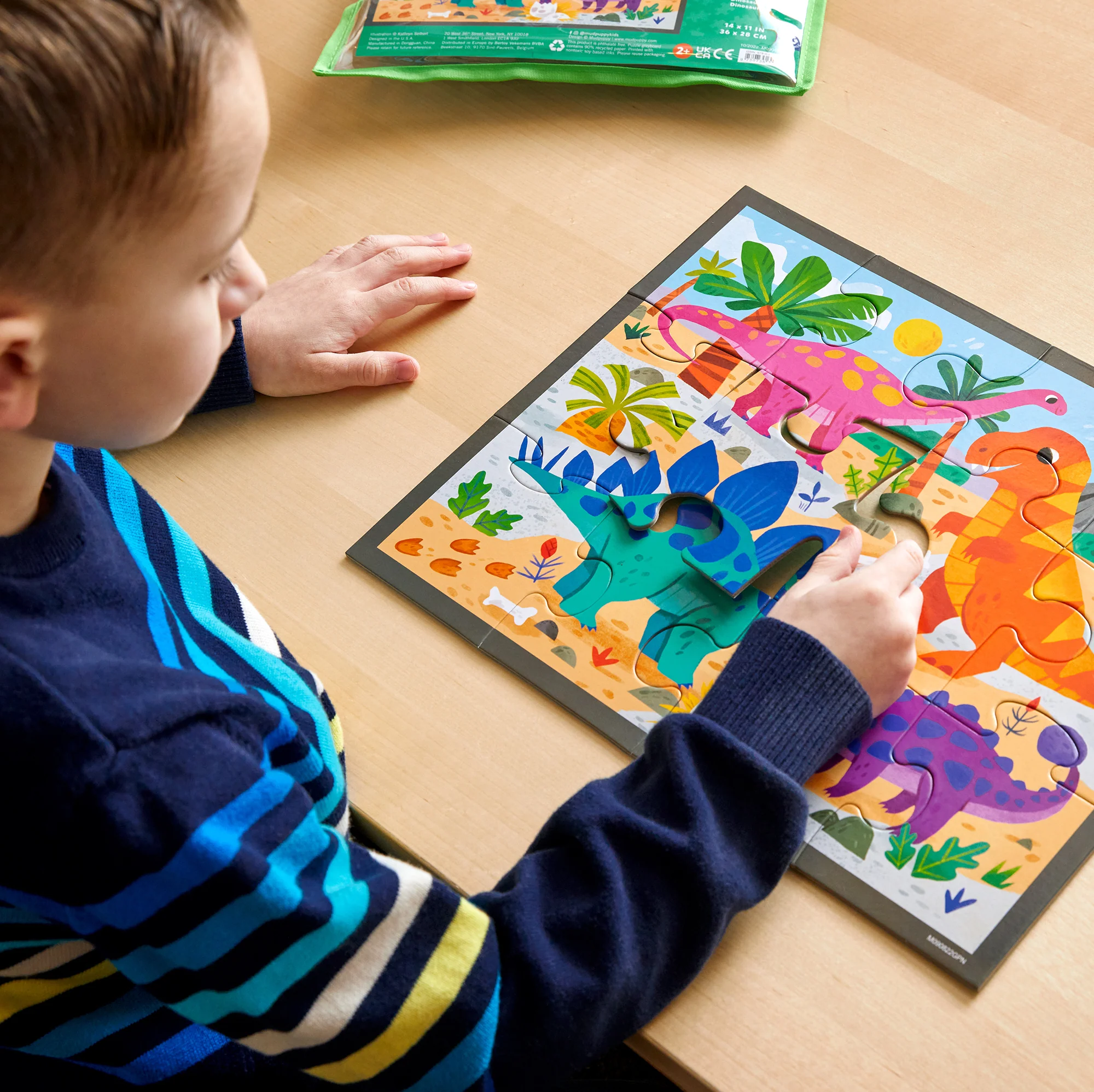 Mighty Dinosaurs 12 Piece Pouch Puzzle - Image 4