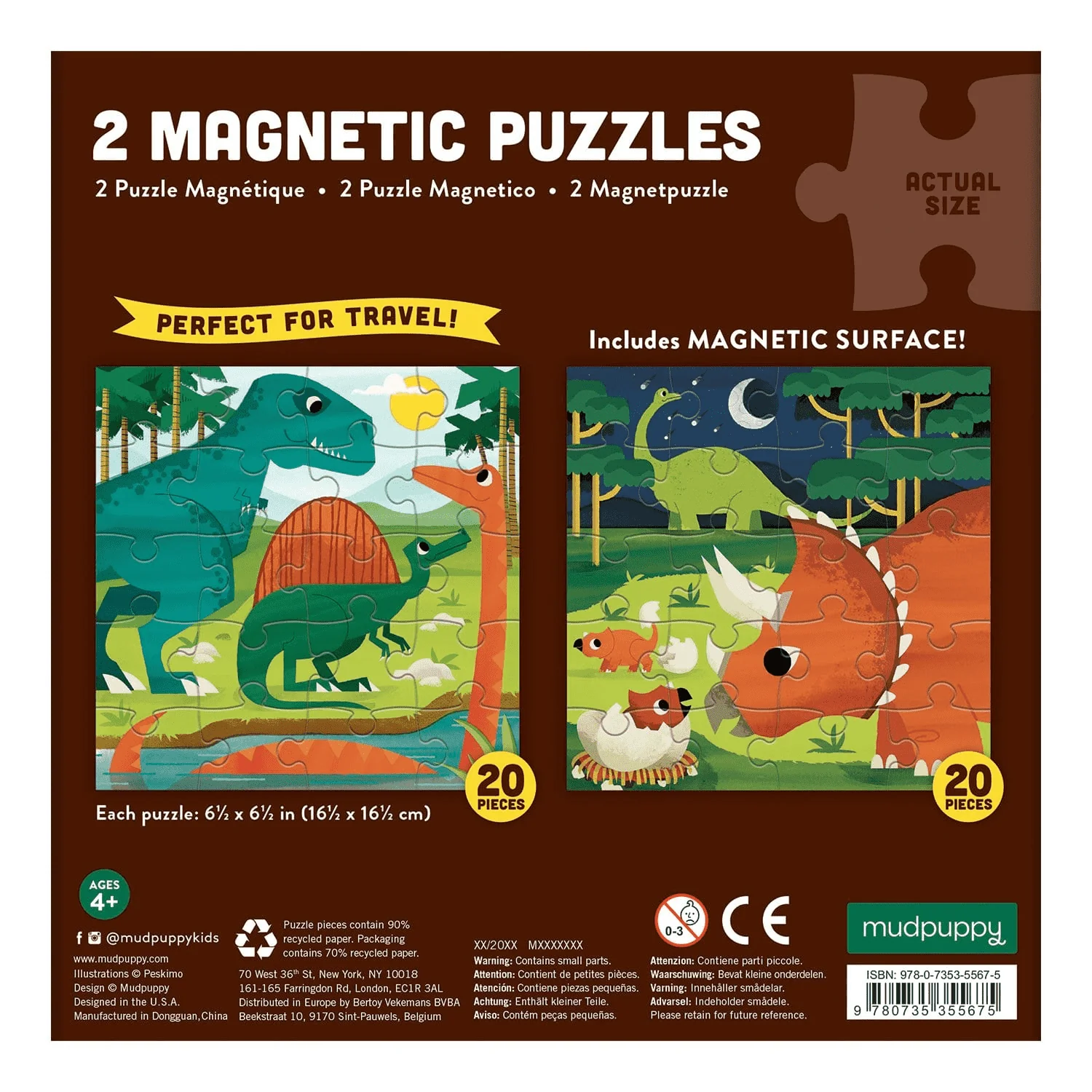 Mighty Dinosaurs Magnetic Puzzle - Image 4