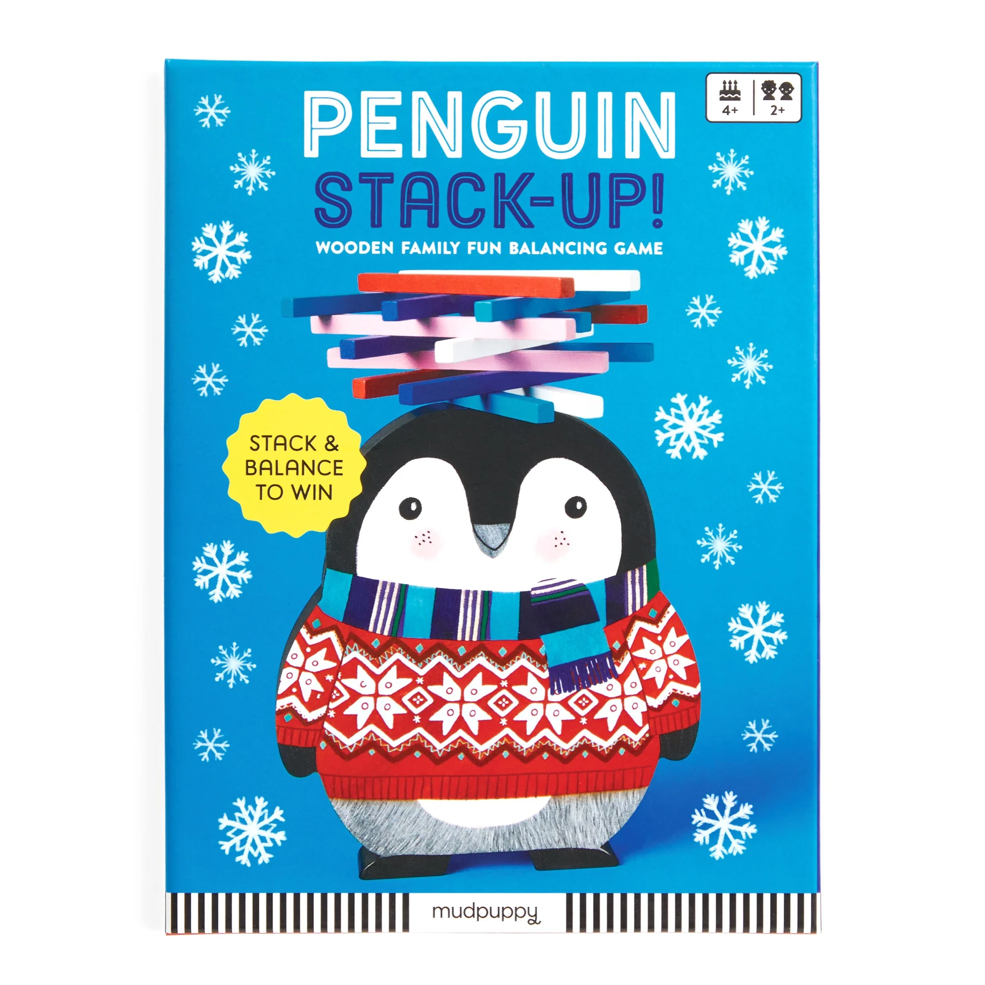 Penguin Stack-up Wooden Balancing Game - Image 2