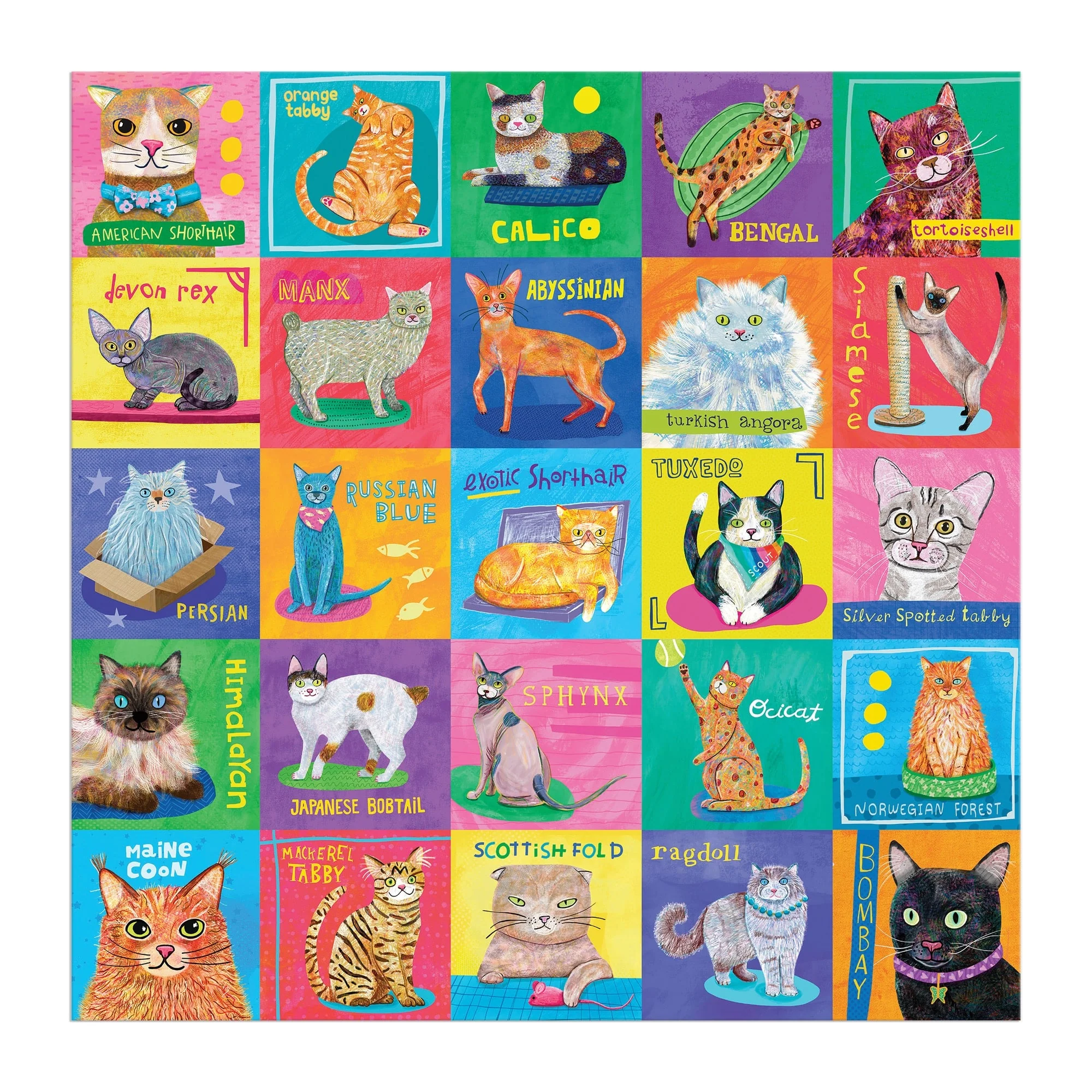 Purr-fect Portraits 500 Piece Family Puzzle - Image 5