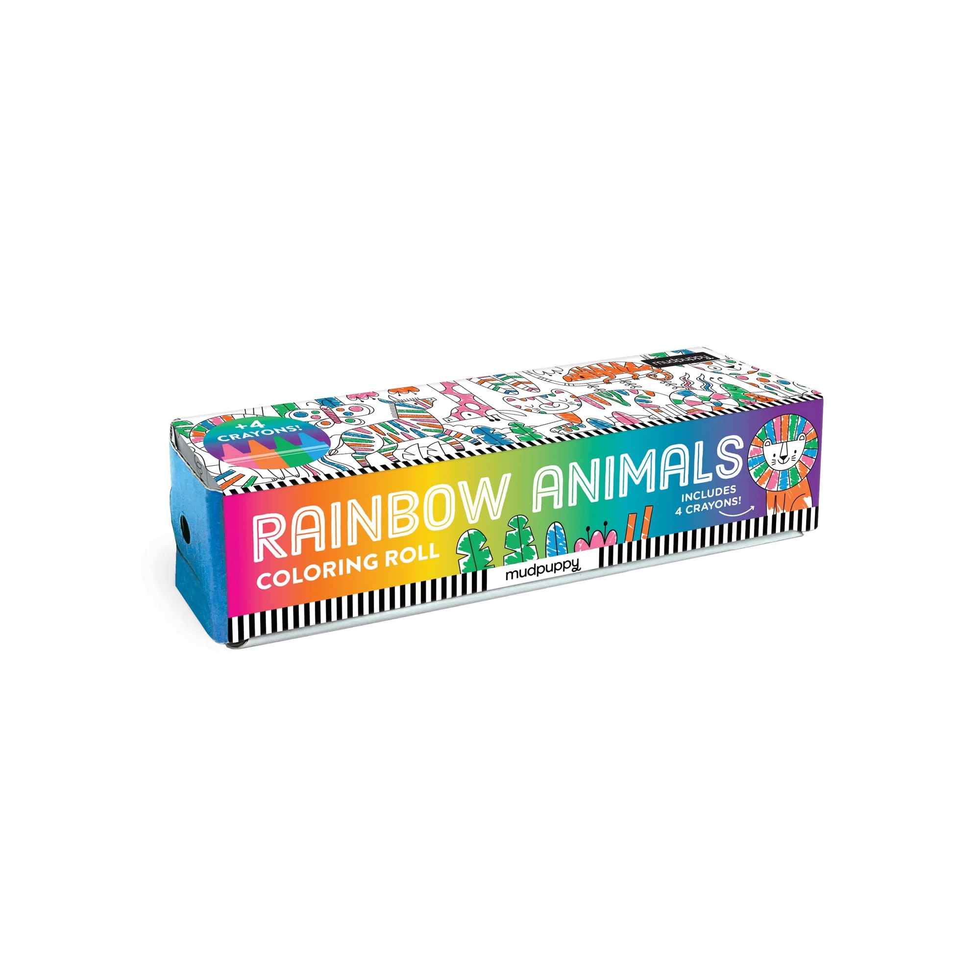 Rainbow Animals Mini Coloring Roll - Image 4