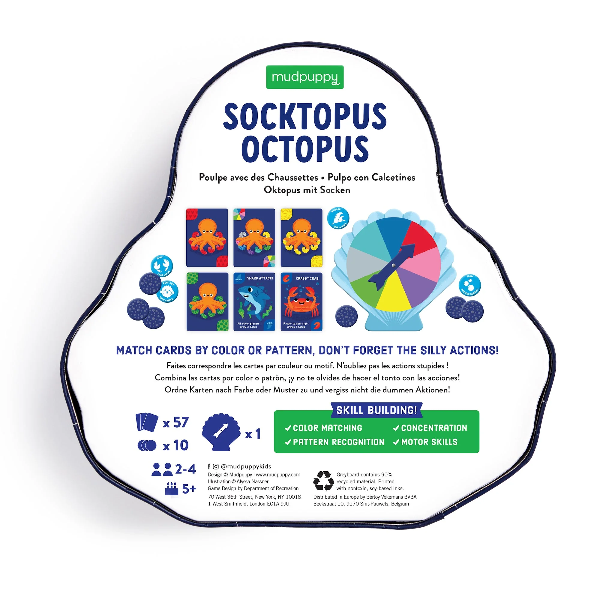 Socktopus Octopus Shaped Box Game - Image 3