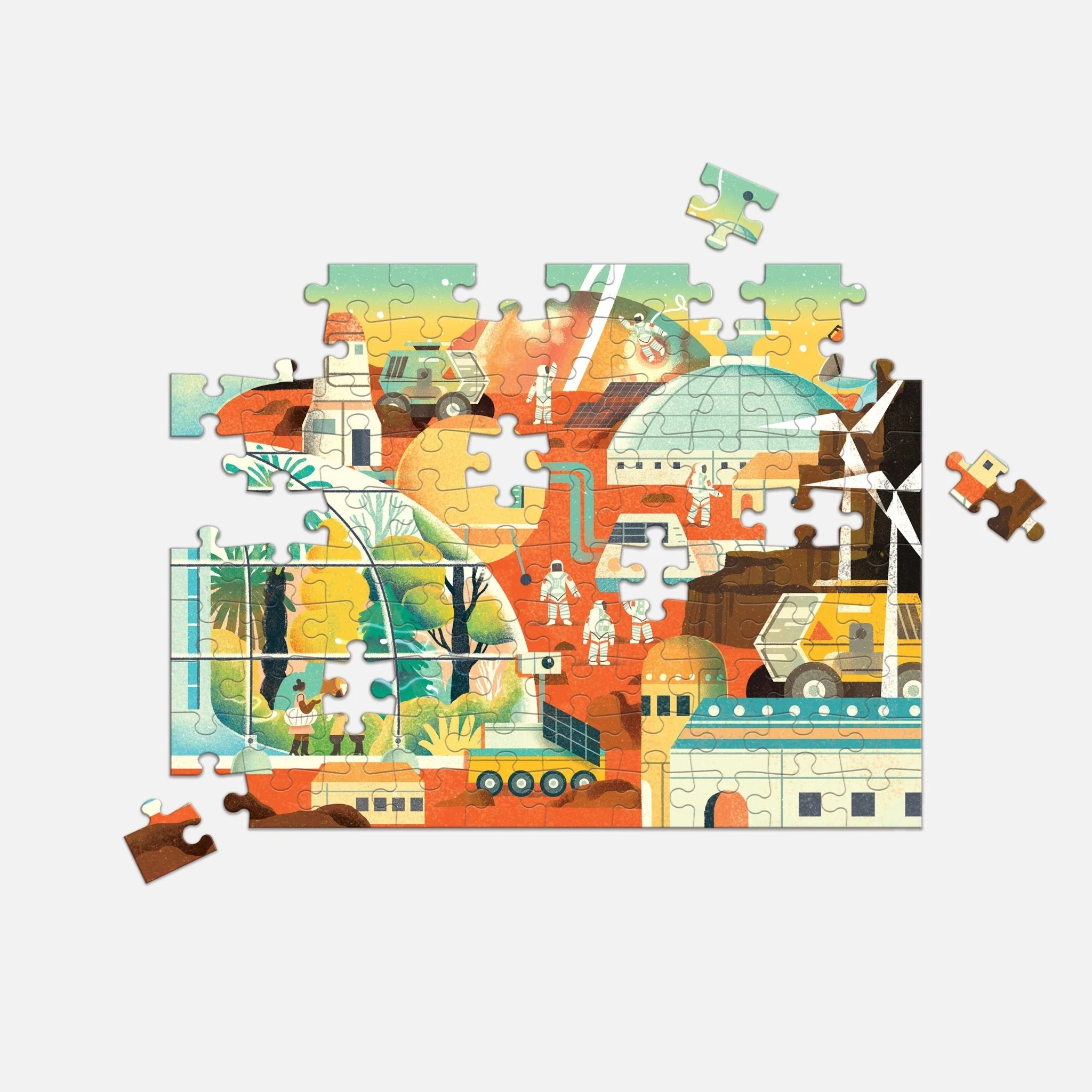 Space Mission 100 Piece Double-Sided Puzzle - Image 3