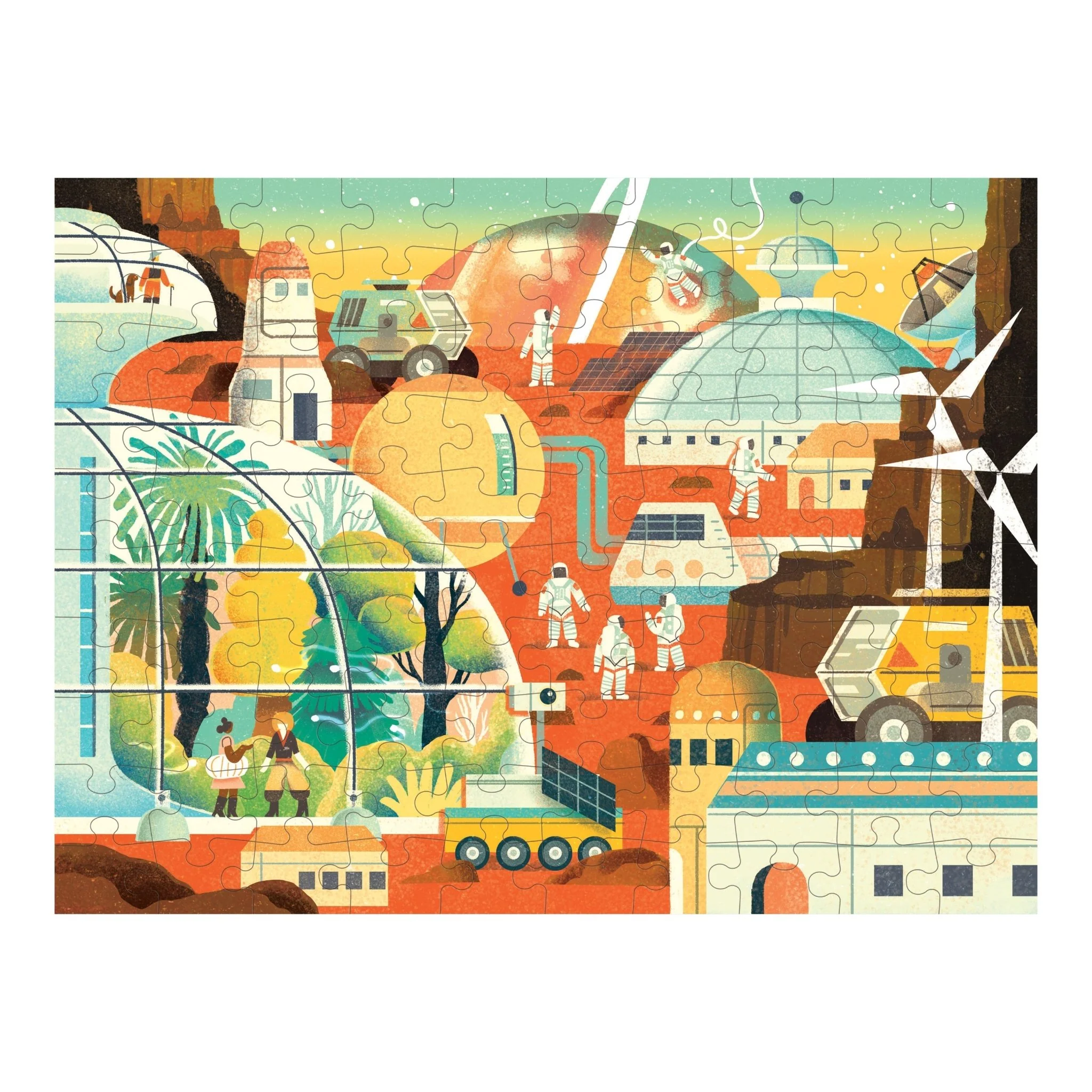 Space Mission 100 Piece Double-Sided Puzzle - Image 4
