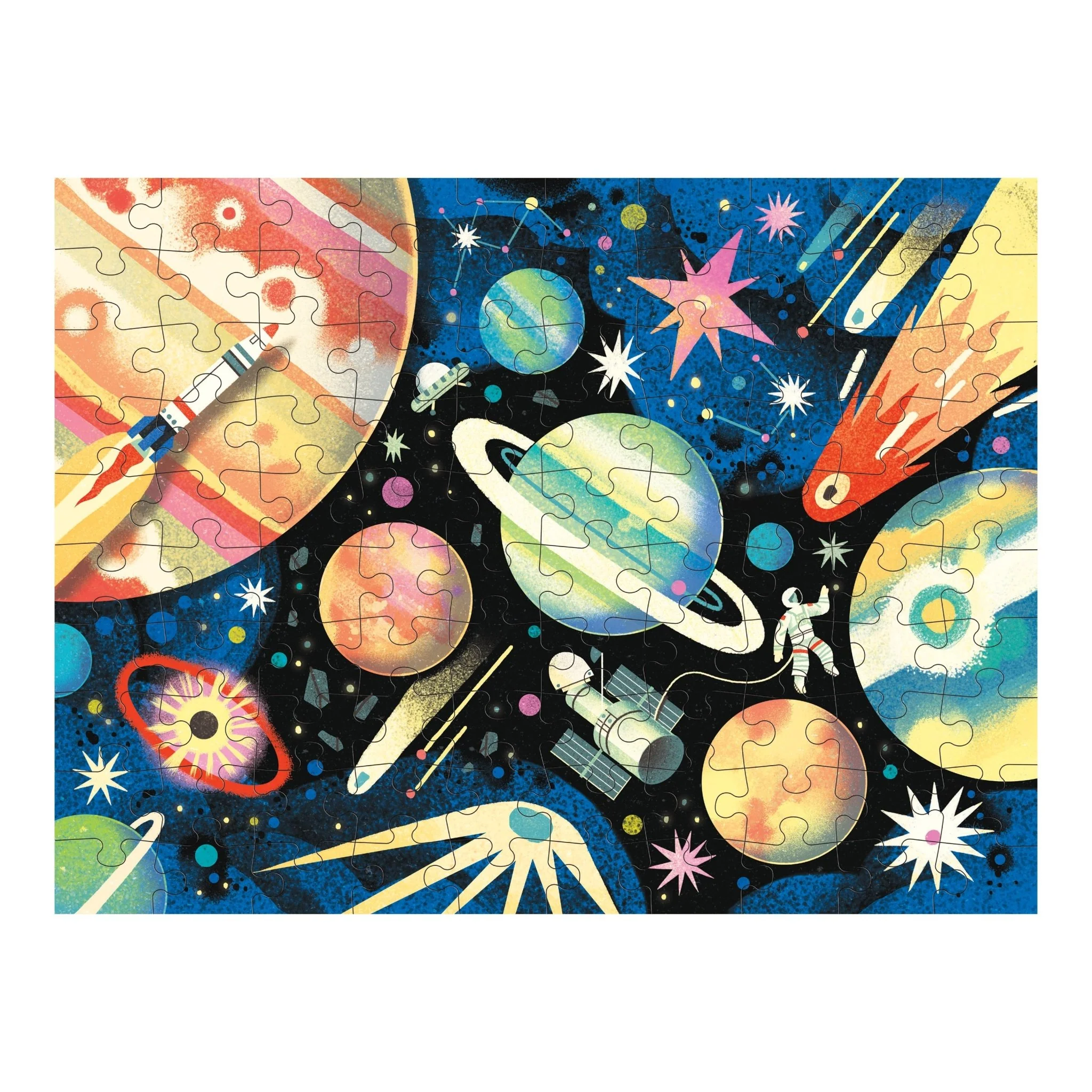 Space Mission 100 Piece Double-Sided Puzzle - Image 5